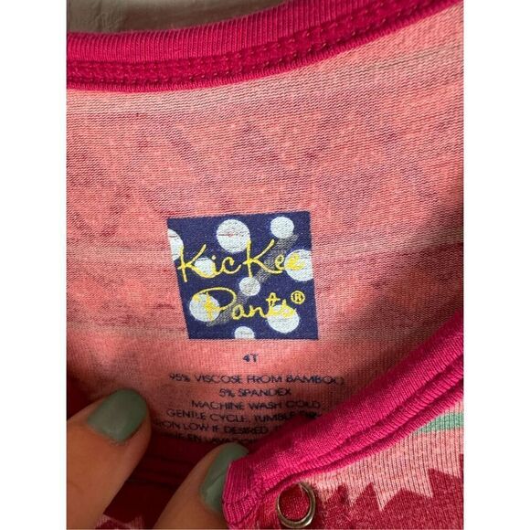 Kickee Pants Girls Romper Size 4t - Picture 2 of 3